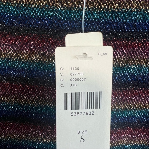 Anthropologie Eri + Ali Rainbow Shimmer Tunic Dress, New with Tags - Picture 5 of 6